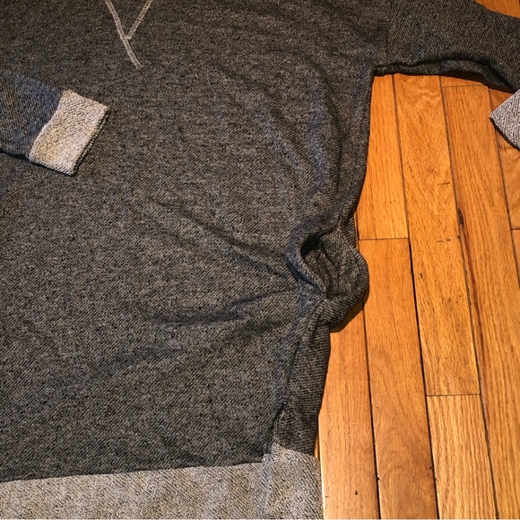 **donating 4/19. Boutique women’s dress or tunic;grey with suede elbow pads. - Picture 9 of 12